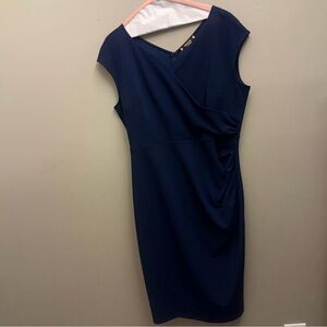 Miusol Asymmetrical Navy Dress